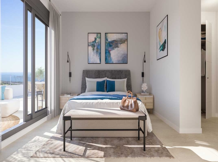 Illustrative bedroom interior