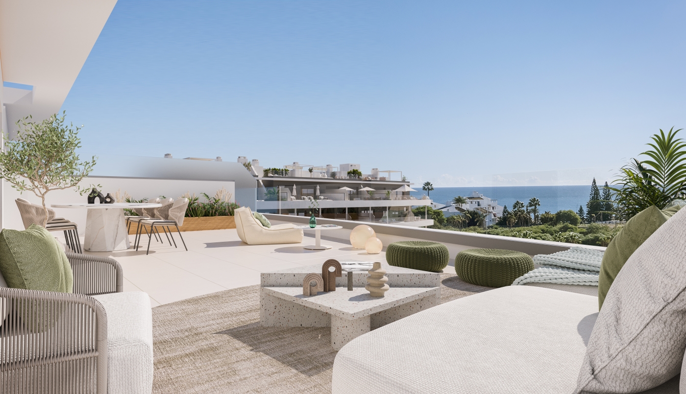 Illustrative apartment terrace in Arroyo Enmedio