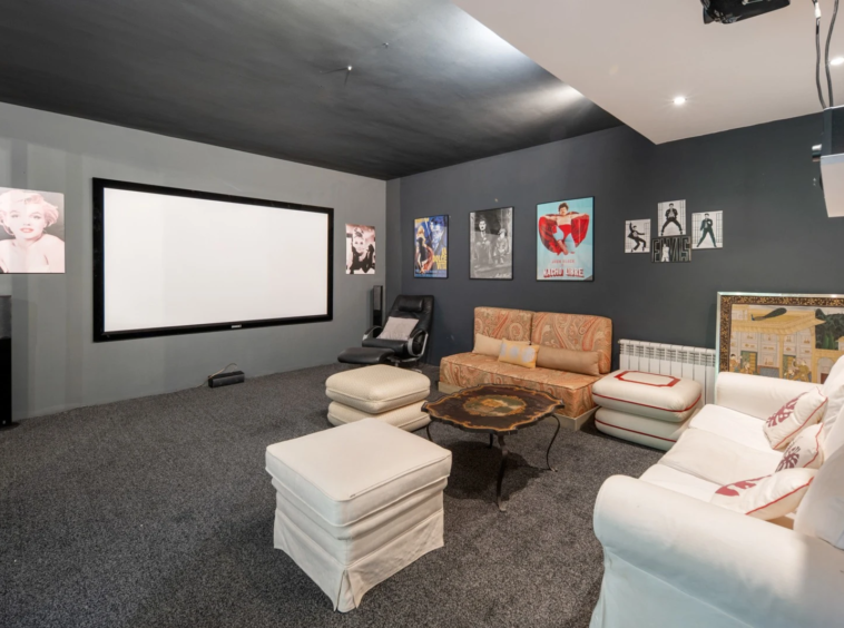 Dedicated home cinema room