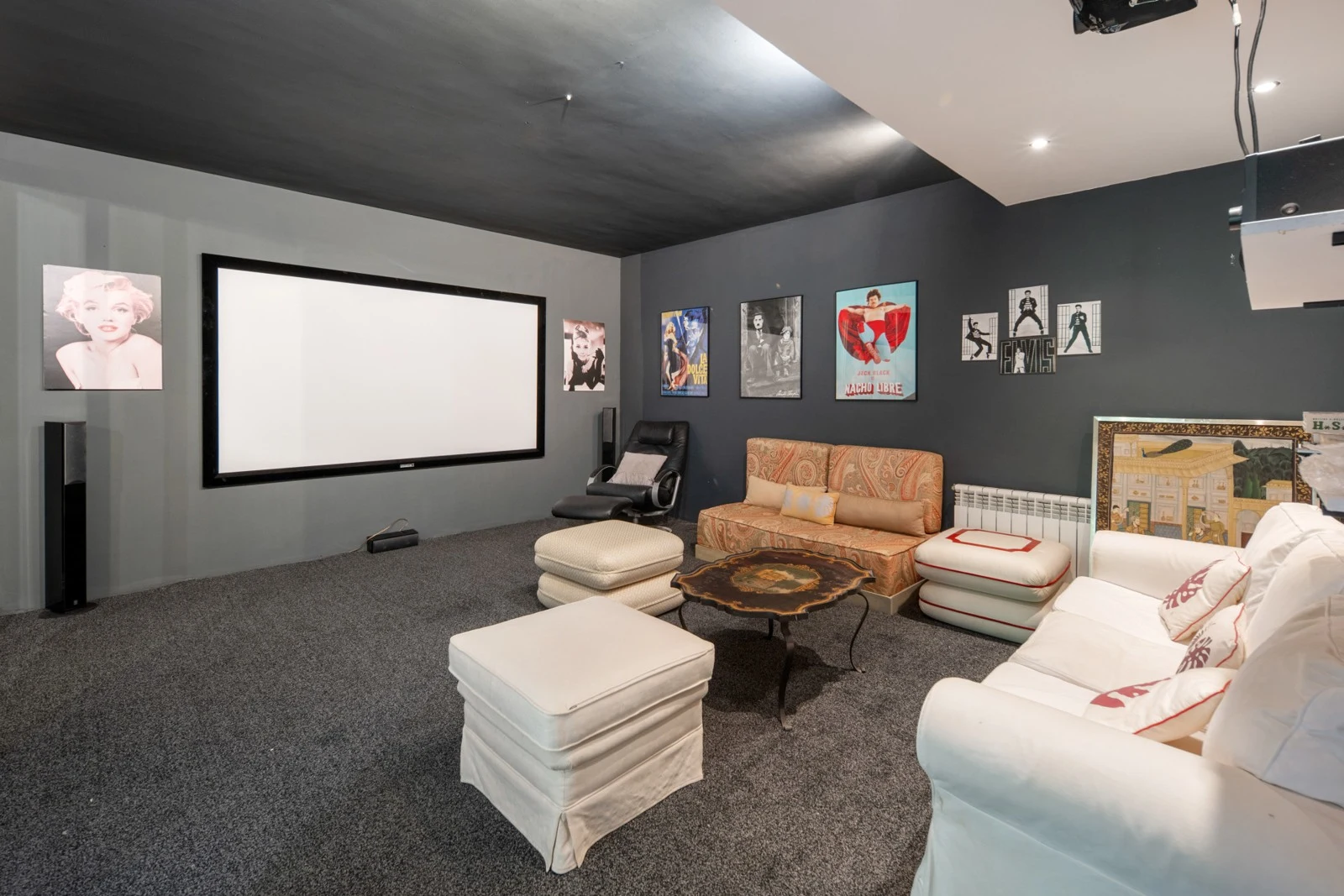 Dedicated home cinema room