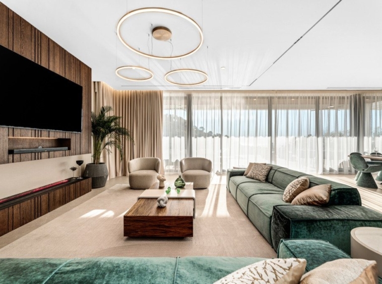 Furnished living room