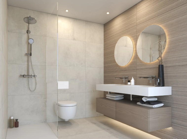 Representative visualisation of a bathroom