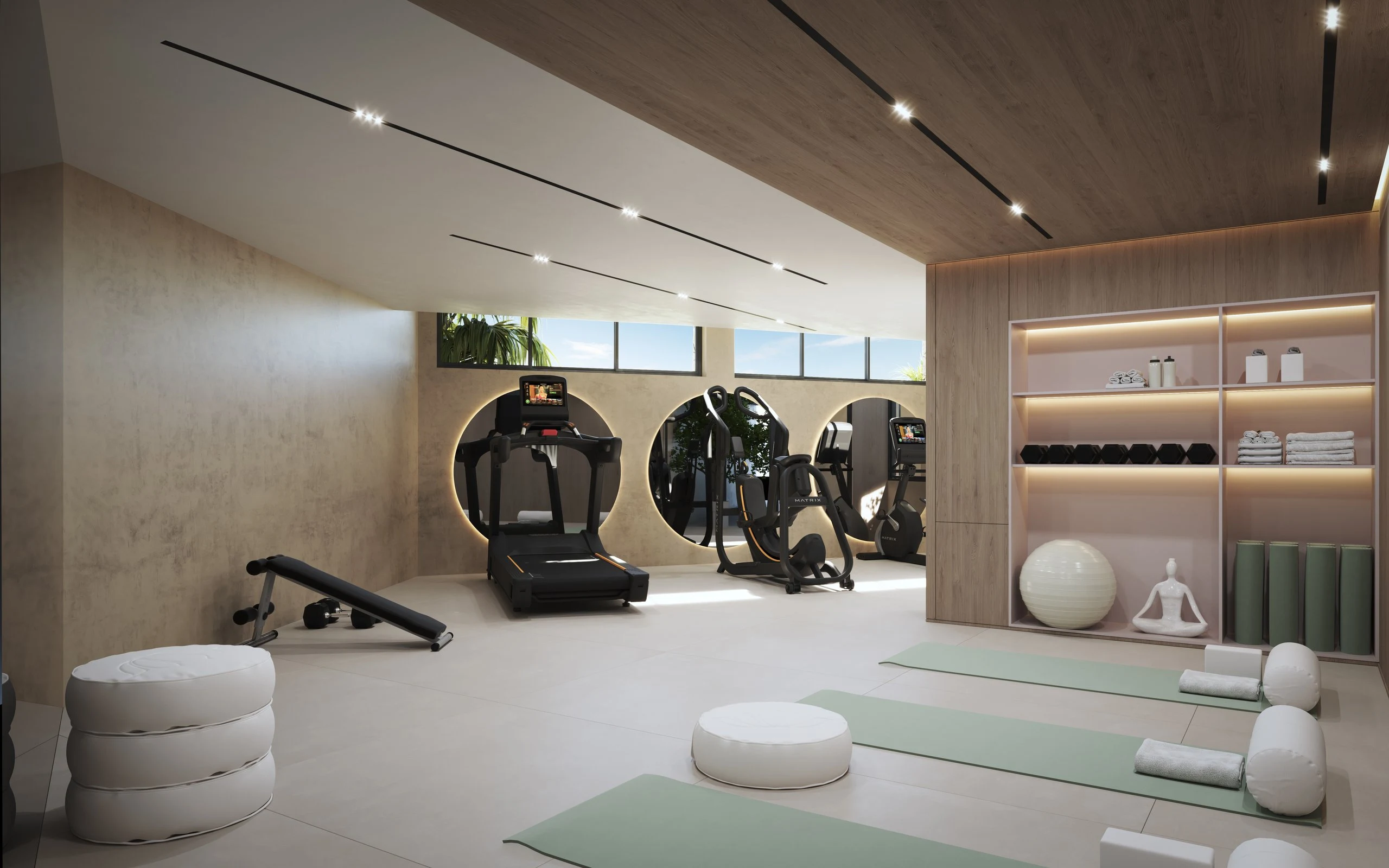 Visualisation of the community gym