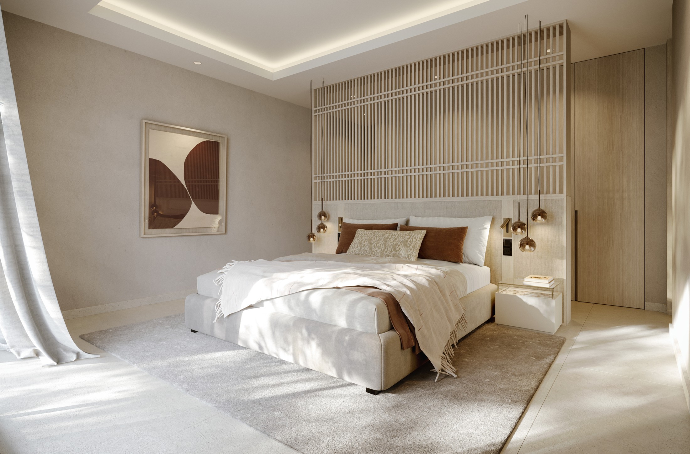 Representative principal bedroom