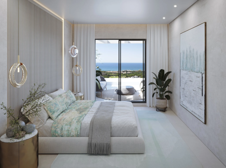 Representative visualisation of a main bedroom