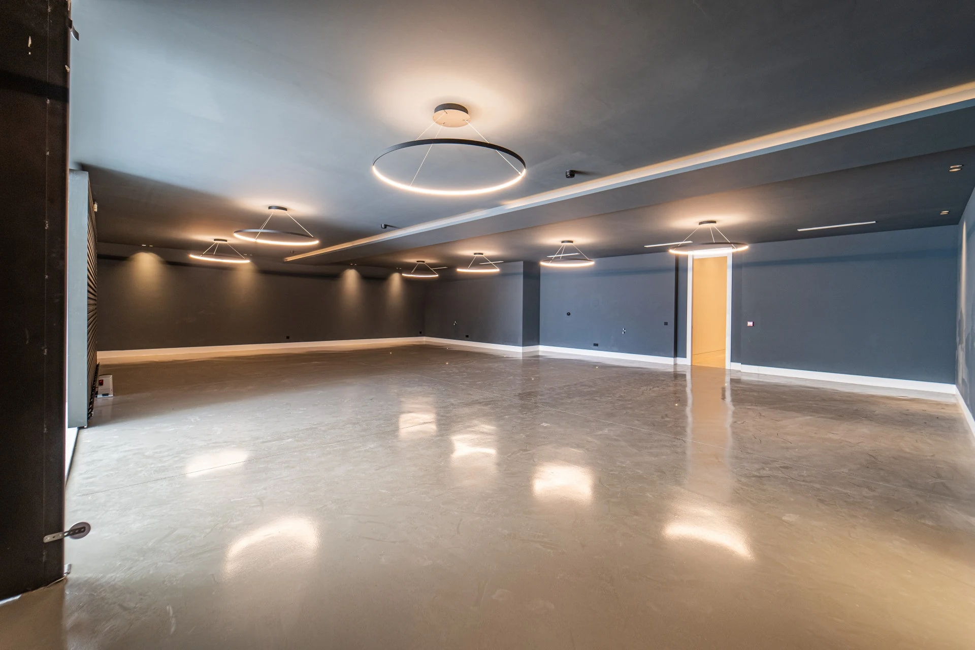 Spacious private garage within the villa