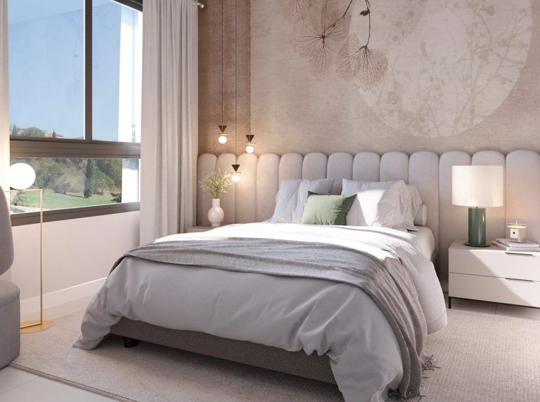 Illustrative contemporary bedroom
