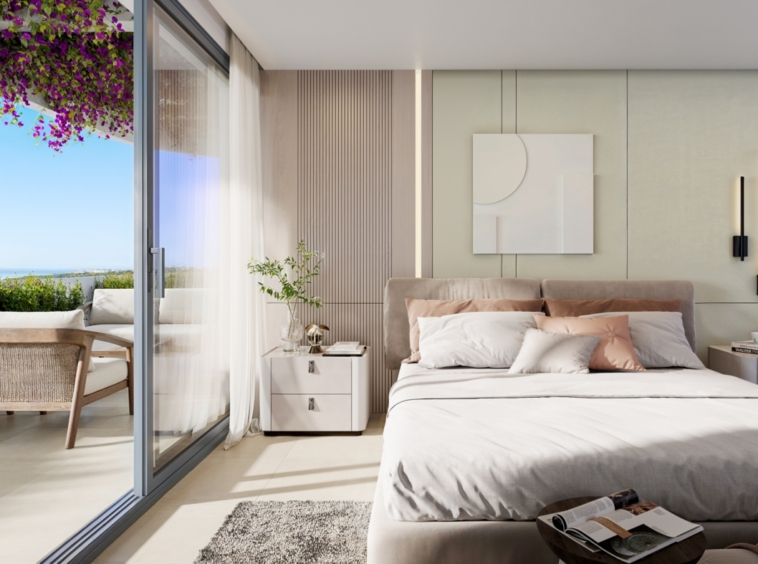 Illustrative main bedroom