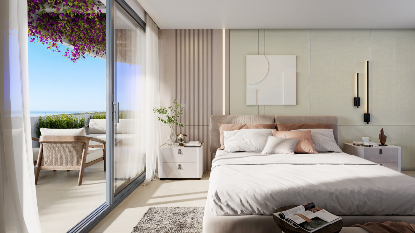 Illustrative main bedroom