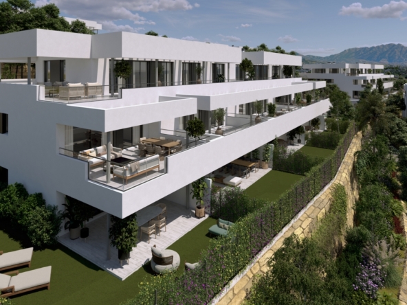 Illustrative residential exterior in Casares Costa