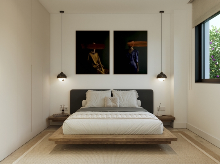 Illustrative main bedroom