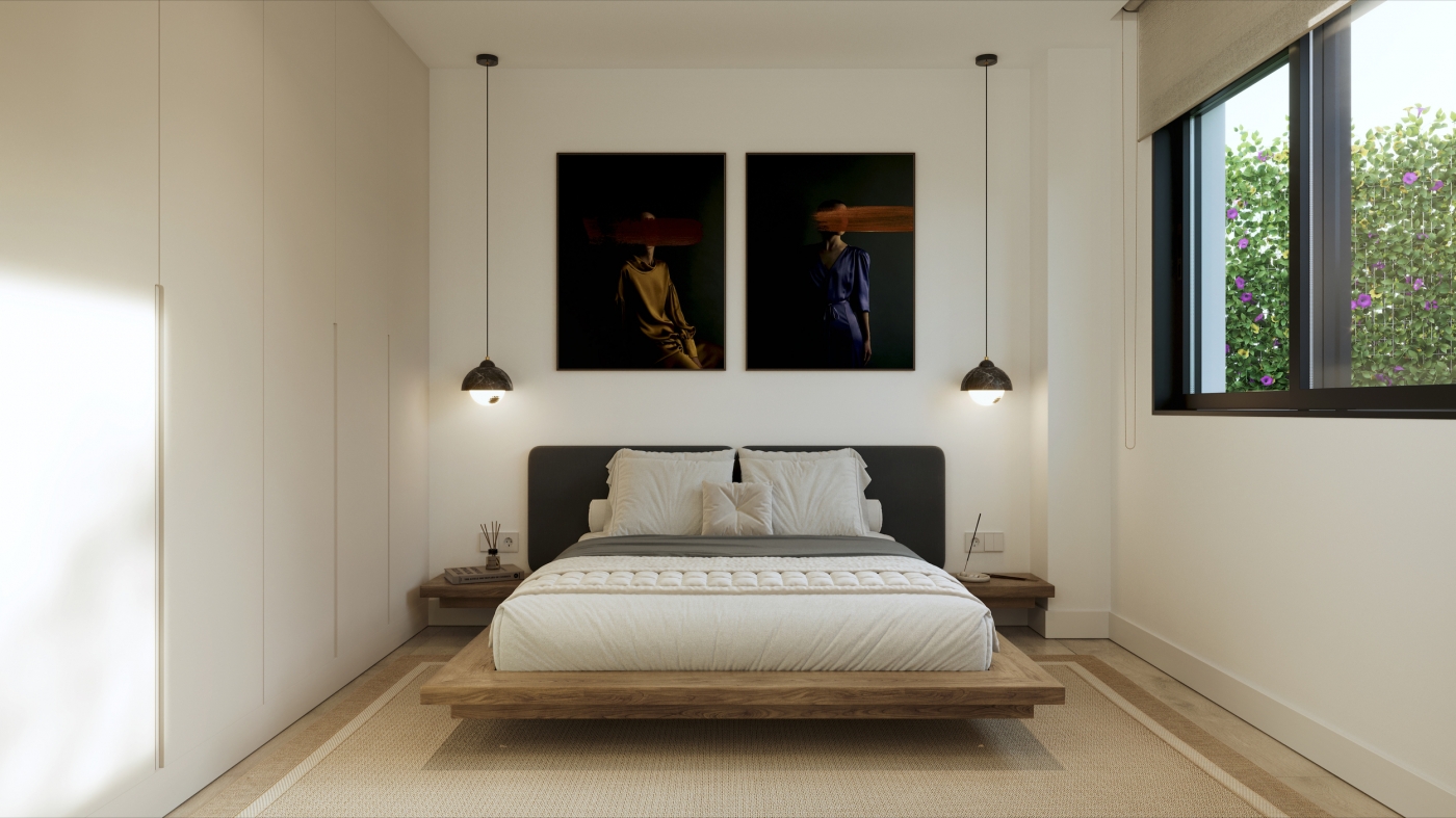 Illustrative main bedroom