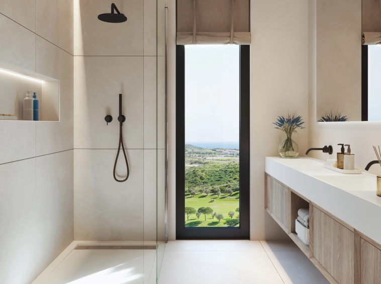 Illustrative contemporary bathroom