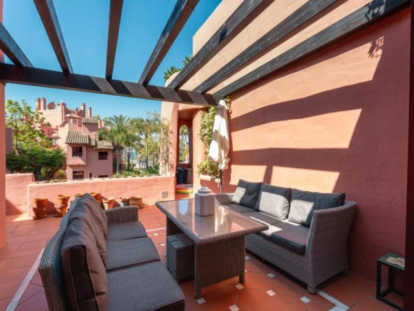 Private penthouse terrace on the New Golden Mile