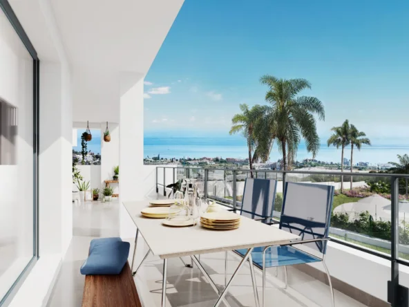 Illustrative covered dining terrace