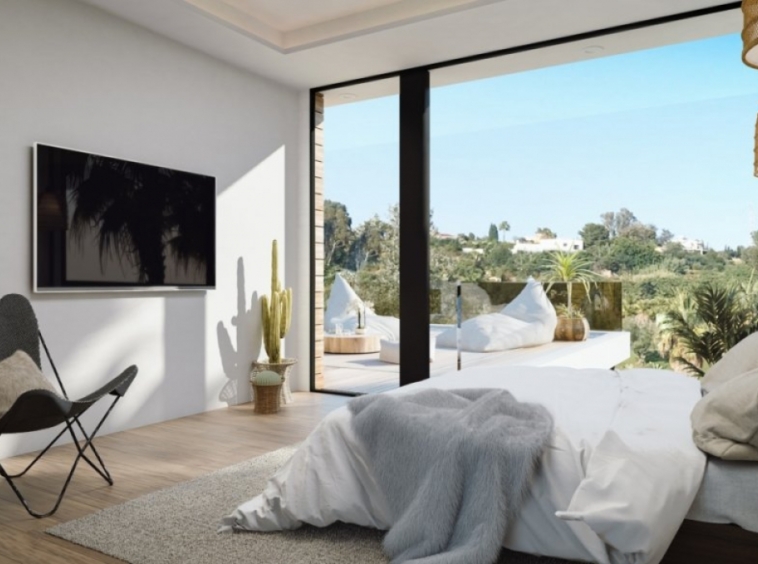 Illustrative bedroom interior