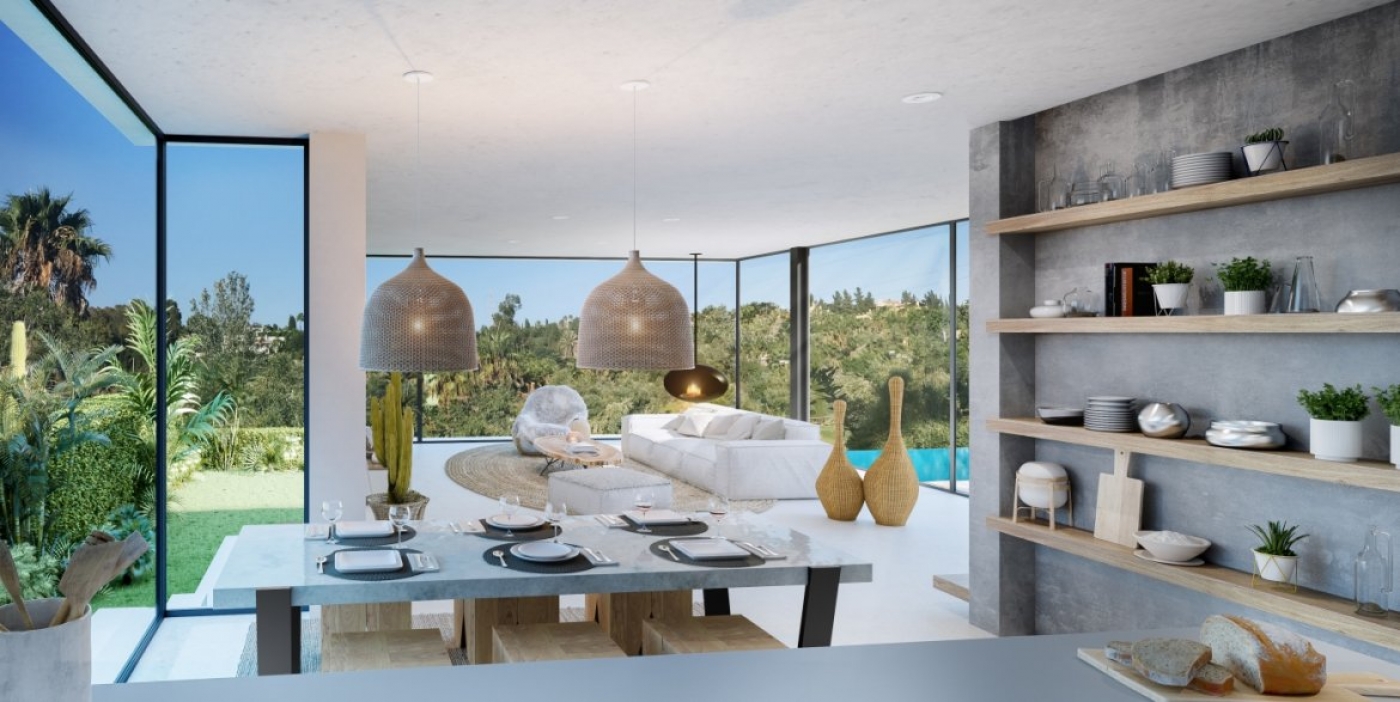Illustrative fitted kitchen
