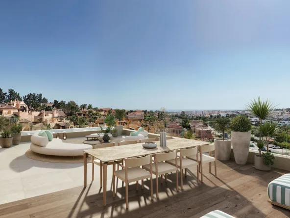 Illustrative sun terrace in El Campanario