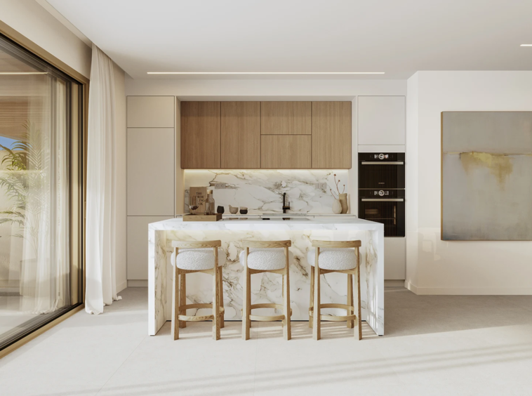 Illustrative fitted kitchen in El Campanario