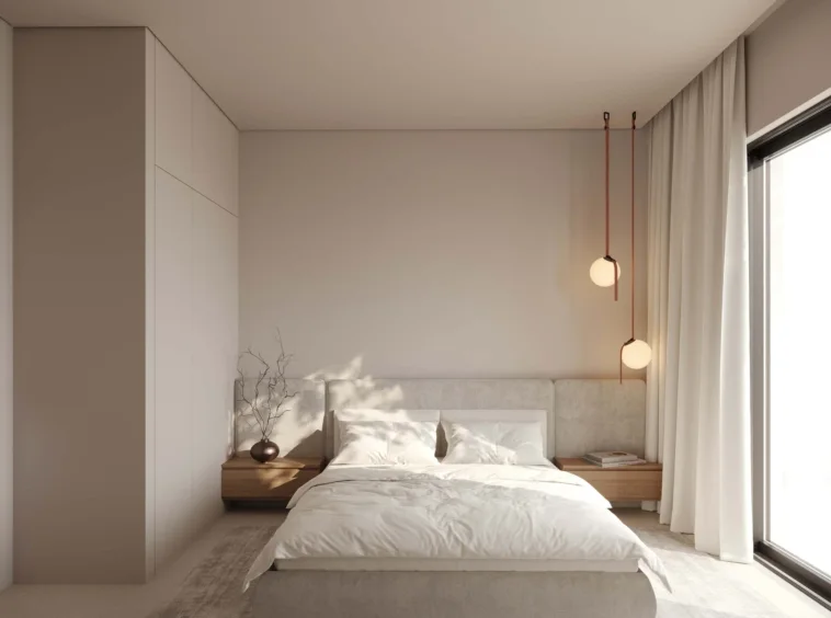 Architectural visualisation of a bedroom in an El Chaparral apartment