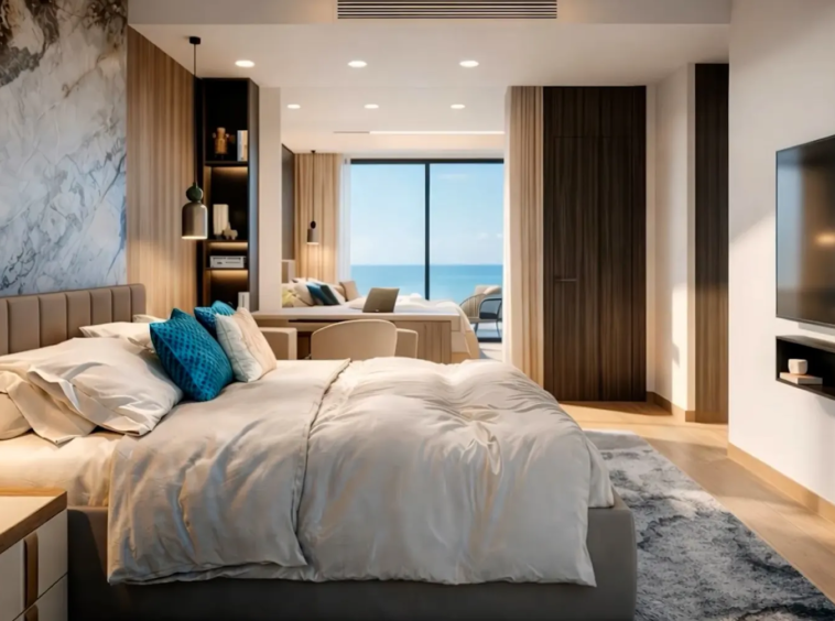 Illustrative principal bedroom suite