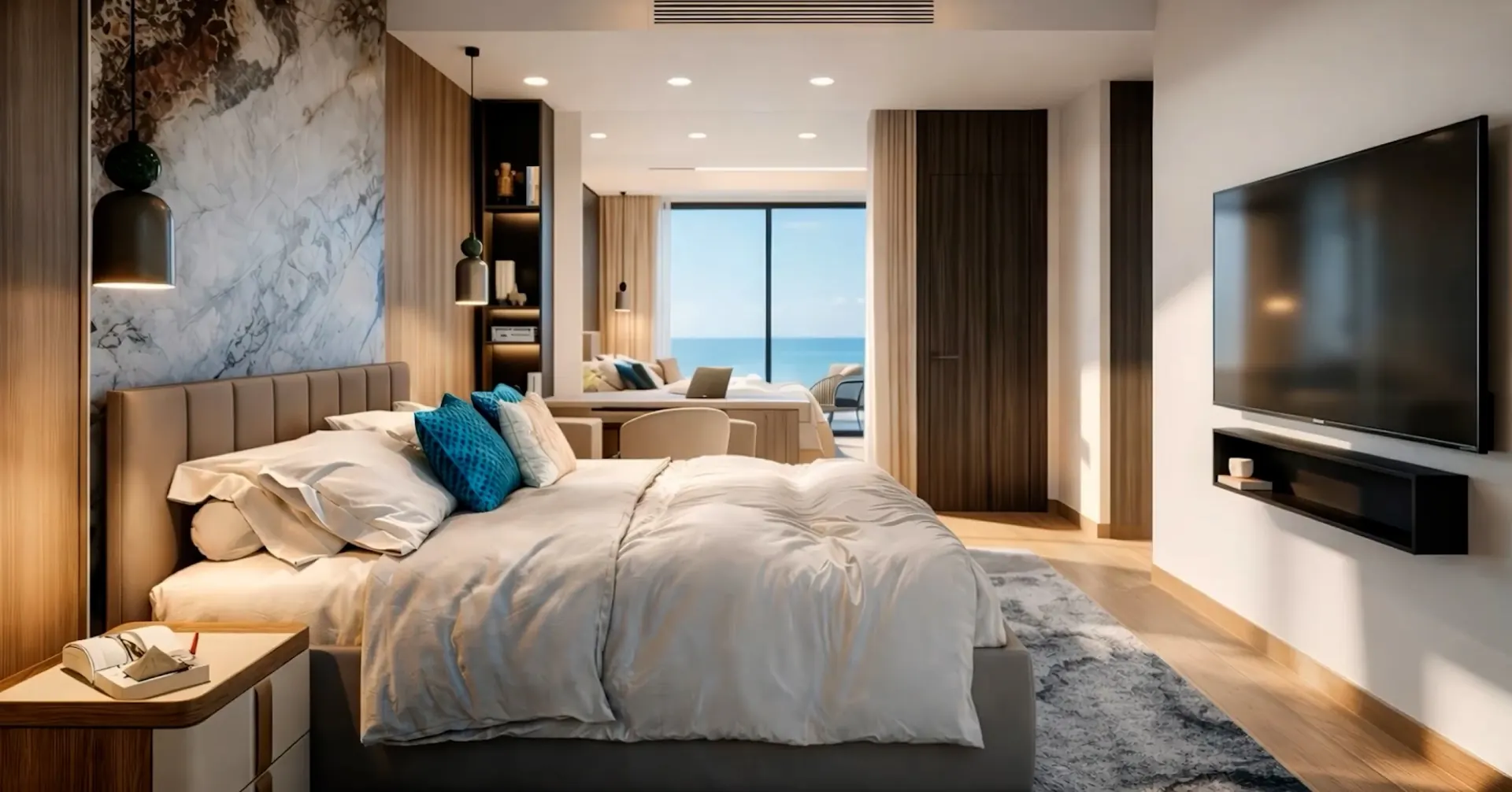 Illustrative principal bedroom suite