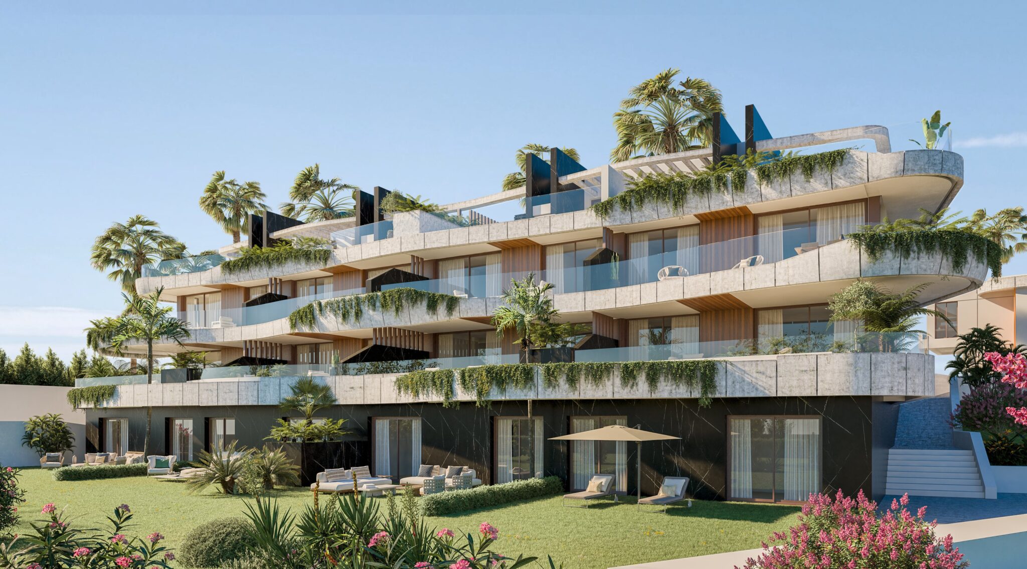 Architectural visualisation of residential exteriors in Elviria