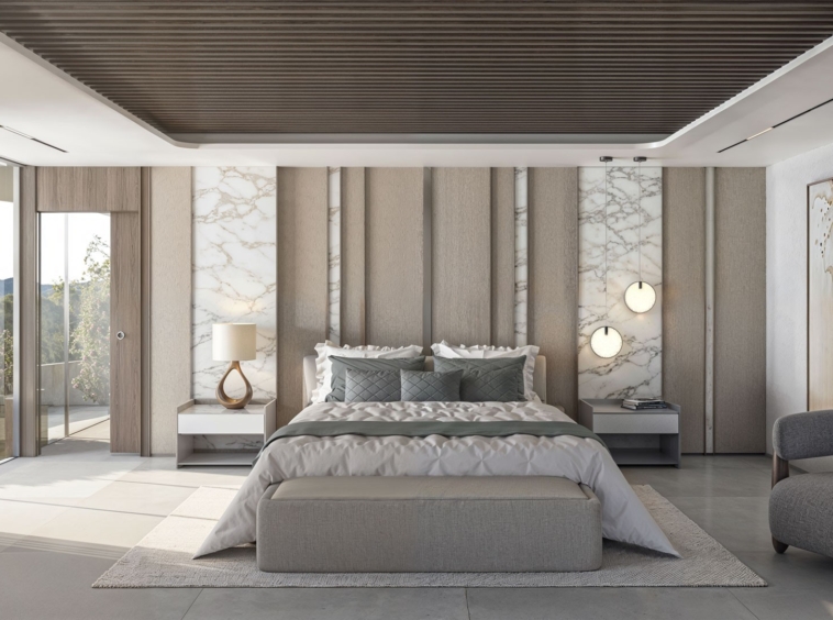 Illustrative bedroom design in an Estepona apartment