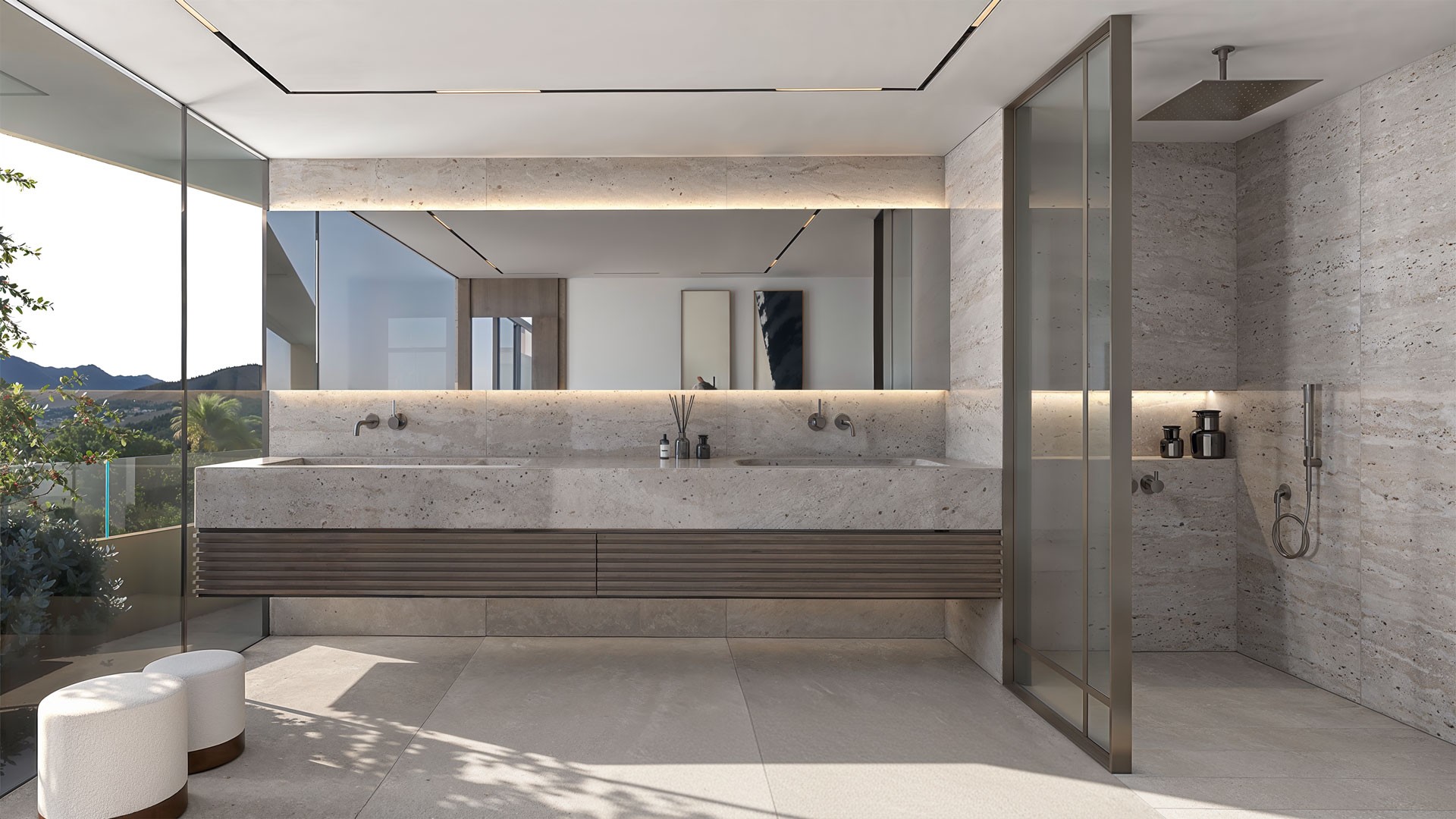 Illustrative bathroom design in an Estepona apartment