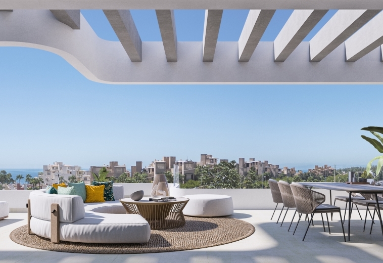 Illustrative residential terrace