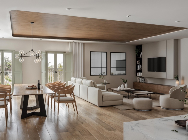 Illustrative dining and living area in a contemporary Estepona apartment