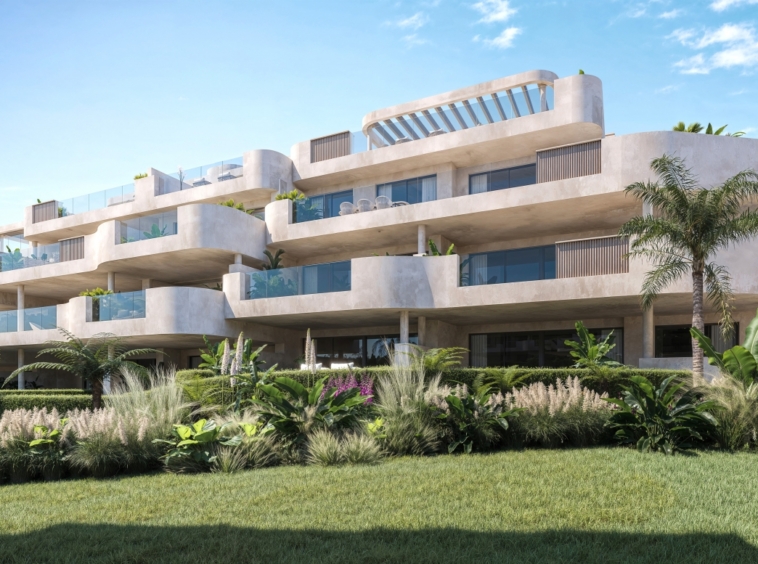 Illustrative apartment exterior in Arroyo Enmedio