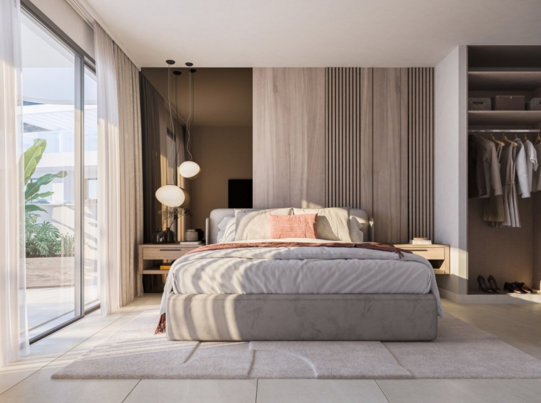 Illustrative main bedroom