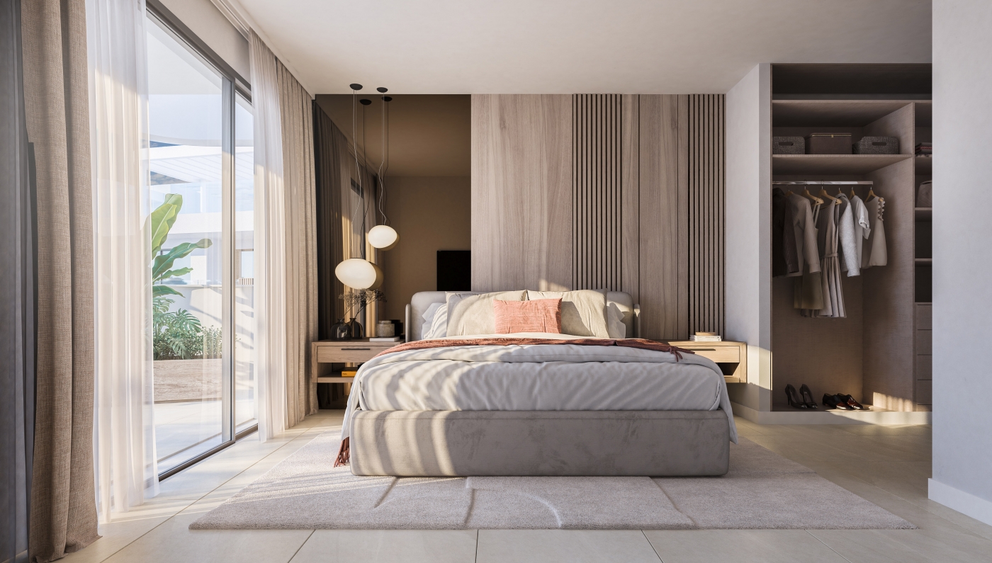 Illustrative main bedroom