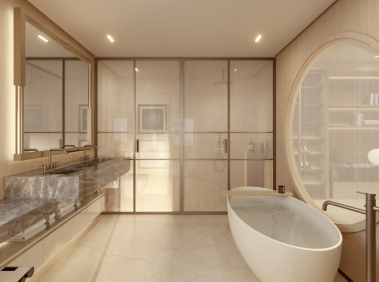 Illustrative contemporary bathroom in Estepona
