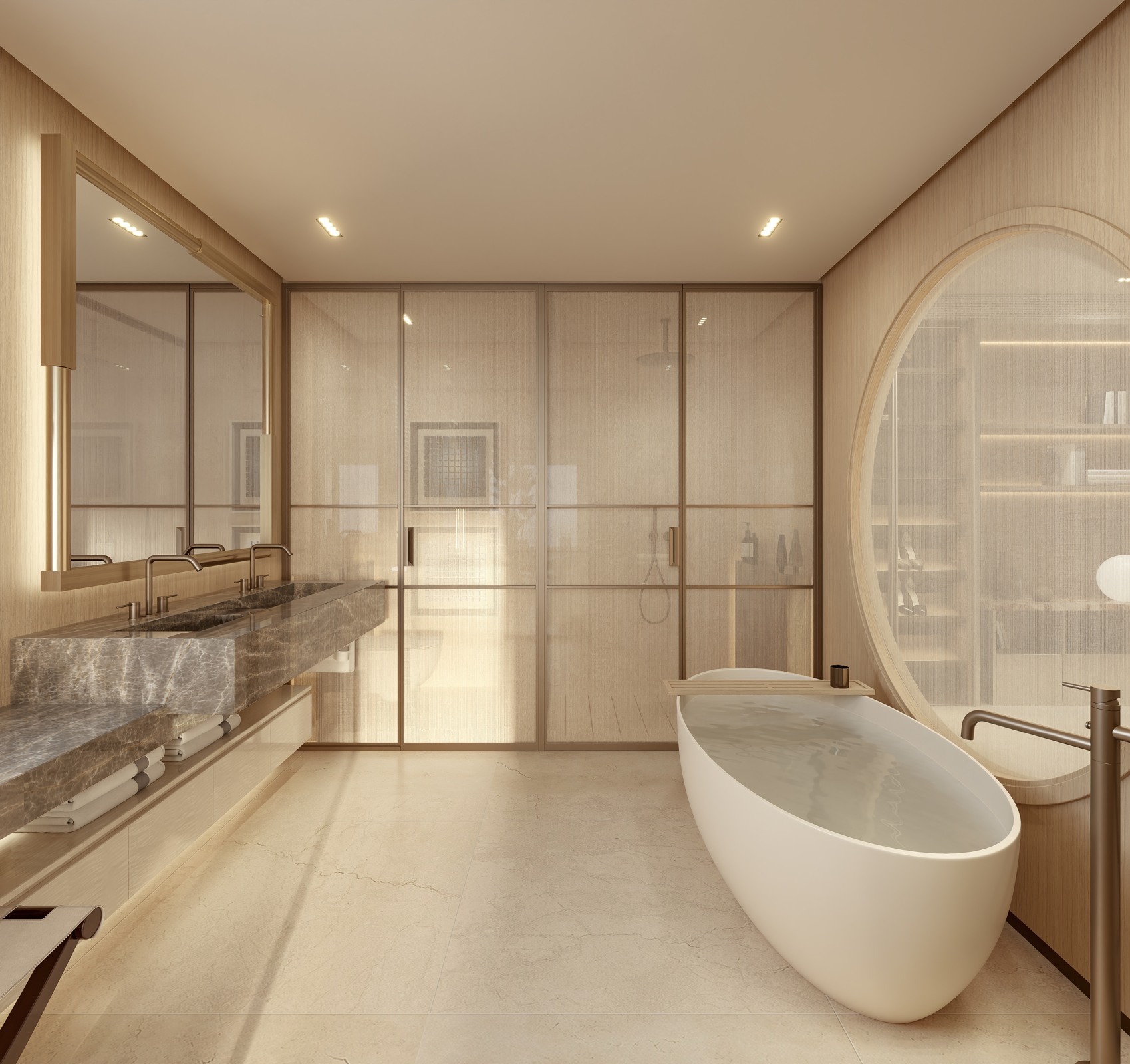 Illustrative contemporary bathroom in Estepona