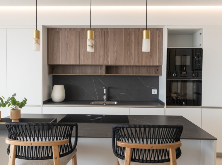 Representative fitted kitchen in the show home