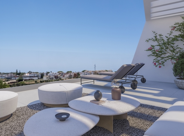 Illustrative roof terrace