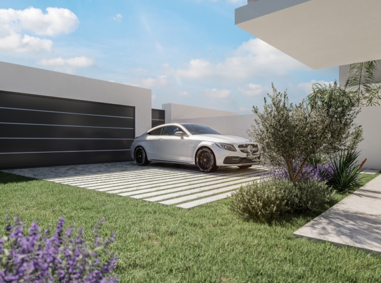 Illustrative private driveway and entrance