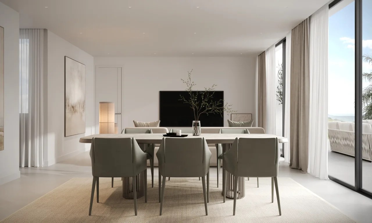 estepona west apartment dining