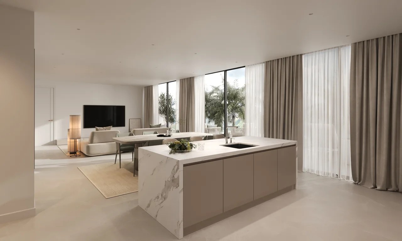 estepona west apartment kitchen