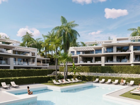 estepona west apartments pool