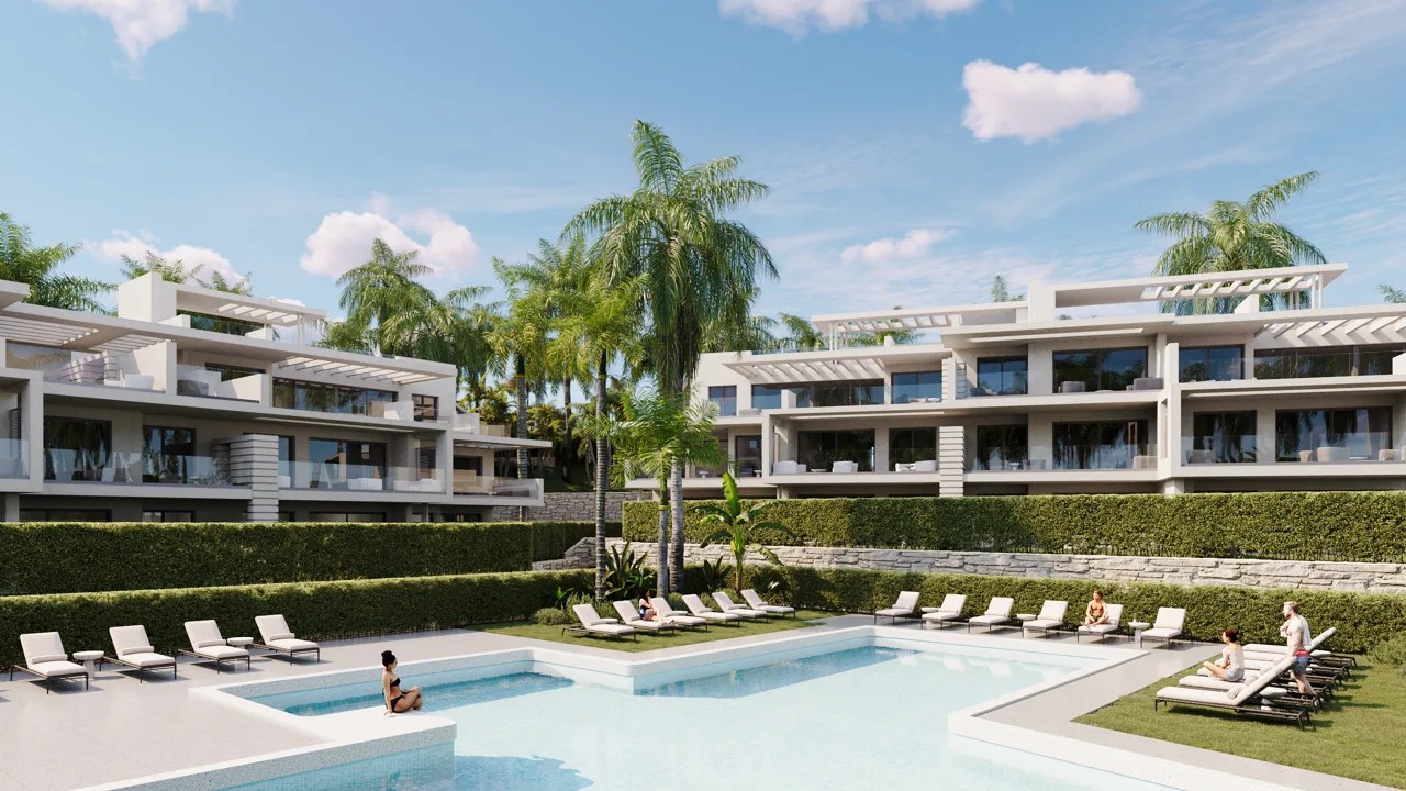 estepona west apartments pool