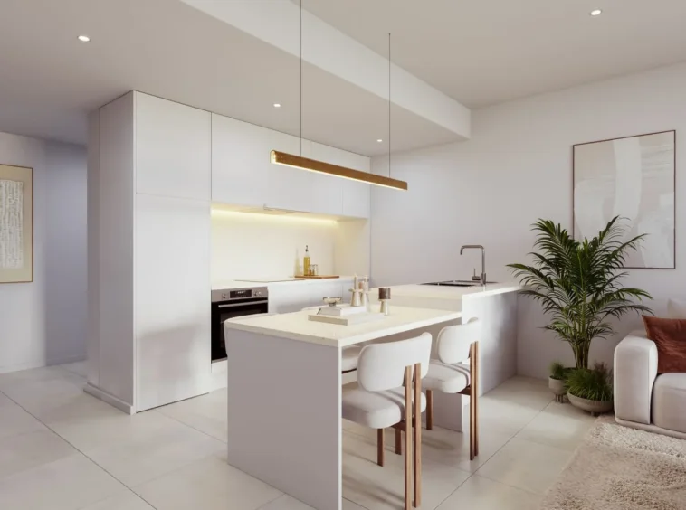 Illustrative kitchen finishes in a modern Fuengirola apartment