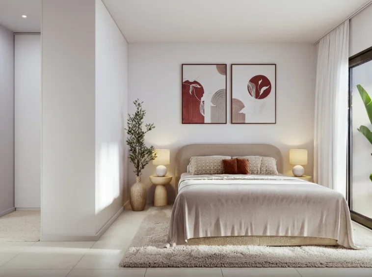 Illustrative main bedroom
