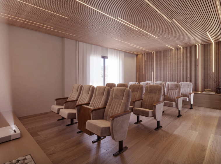 Residents cinema room — illustration