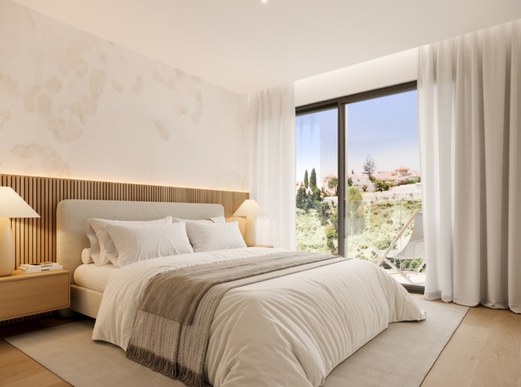 Illustrated principal bedroom