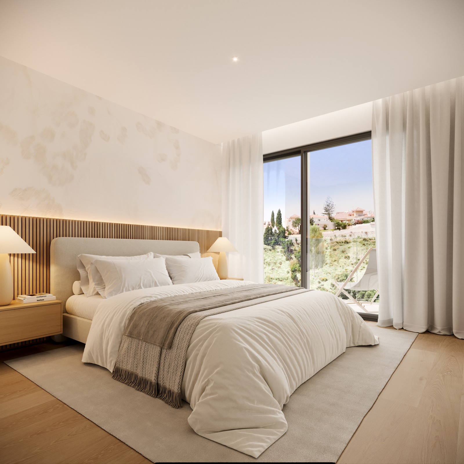 Illustrated principal bedroom