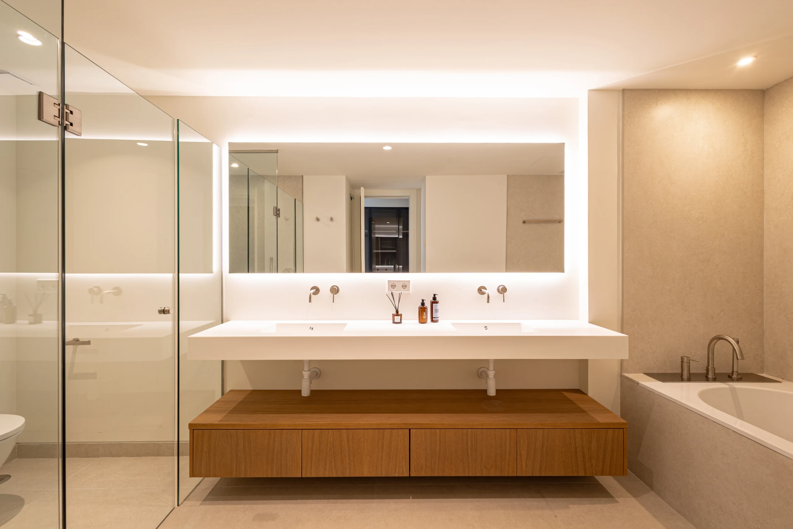 Representative show-home bathroom