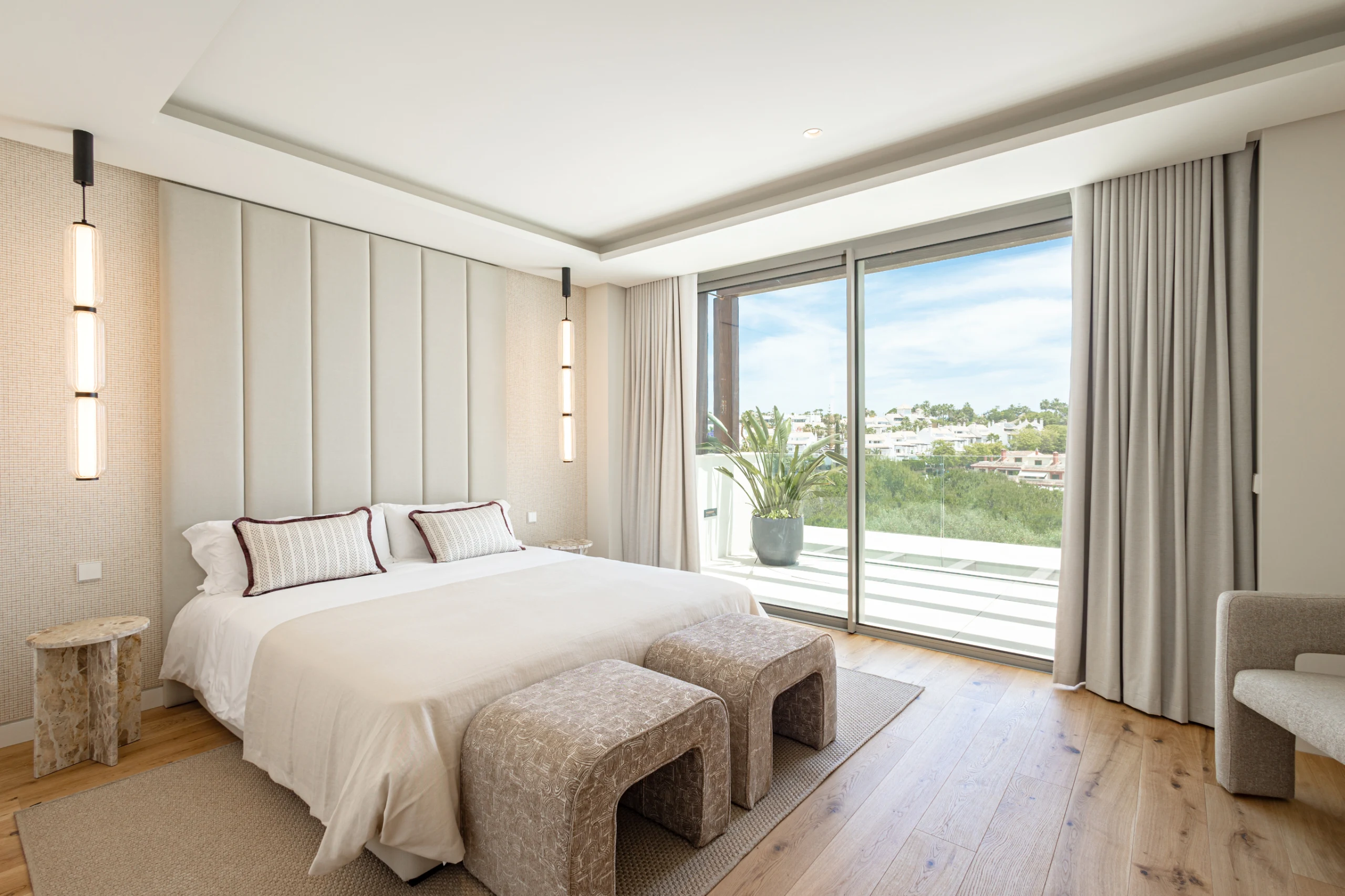 Representative show-home bedroom